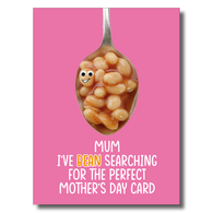 Bean Searching Mother's Day Card